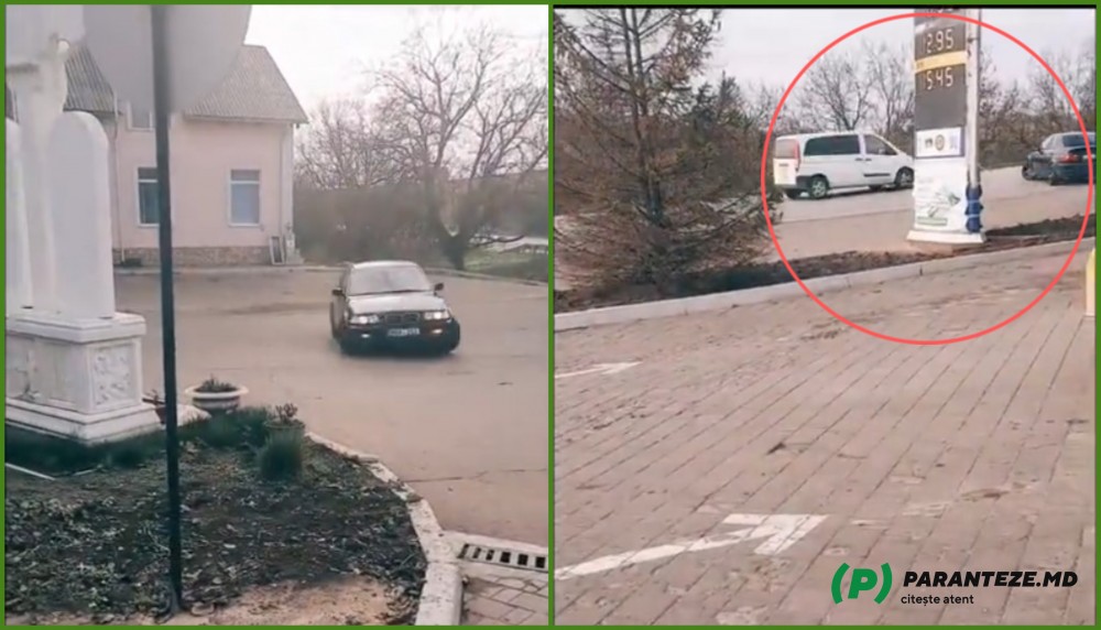 Un șofer a evitat în ultimul moment un accident rutier în timp ce filma video pentru TikTok